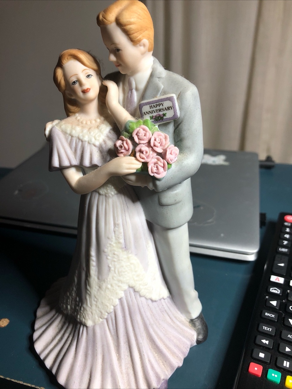 Enesco 25 wedding anniversary figurine